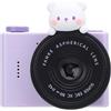 Jectse Fotocamera Digitale da 20 MP, Doppia Fotocamera Anteriore e Posteriore, Schermo IPS Fotocamera Compatta da Viaggio Piccola Fotocamera con Filtri Incorporati, Supporto per