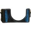 FHGSPQWM Mezza custodia in pelle alla moda per fotocamere ZV 1M2 / ZV 1F, perfetta per vlogger e fotografi, borsa per fotocamera in pelle PU