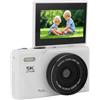 PUSOKEI Fotocamera Digitale 5k per Fotografia, Zoom Digitale HD 18x da 75 MP, Autofocus, Schermo a Fogli Mobili da 3 a 180 °, Stabilizzazione Multi -assi, Fotocamera con Mirrorless