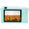 CCYLEZ Fotocamera Digitale a Doppia Lente da 48 MP, Fotocamera Wifi Compatta Zoom Ottica 15x, Fotocamera CCD Portatile con Flash LED, per Studenti, Principianti, Vlogging, Fotografia