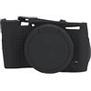 Tomvorks Custodia Protettiva in Silicone per Fotocamera Cover Morbida per RX100 III IV V M3 M4 M5 Nera