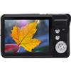 Jectse Fotocamera Digitale 4K, K09 Fotocamera Digitale Punta e Scatta da 48 MP con Zoom 8X Antivibrazione, Piccola Fotocamera per Vlogging Compatta Flash Integrato Multi Filtri Modalità