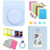 Clikoze Set di accessori per fotocamera istantanea: include custodia per fotocamera compatibile con Fujifilm Instax Mini 12, mini album book, specchio per selfie, adesivi per pellicola, filtri