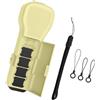 SHINLHUA Custodia protettiva moderna elegante per videoregistratore tascabile 4/3 con filtro interno in strato silicone Slot organizzato magnetico Custodia per fotocamera antiurto