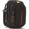 Case Logic DCB-302 Custodia in Nylon per Fotocamera Compatta ed Accessori, Nero