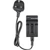 DSTE® Caricabatterie da viaggio e auto per DJI AB1,DJI Osmo Action Fotocamera