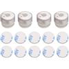Generic 2/4Pcs Miniatura LED Luce di Facile Installazione Lampeggiante LED Lampada Spia di Ricambio per Accessori Piccolo Lampeggiante