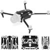 WRAPGRADE adesivi compatibili con DJI Mavic 4 Pro (Stealth Black)