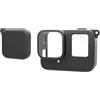 TQUXNGA Custodia protettiva in silicone per fotocamera 360 Action Camera Custodia in silicone Custodia protettiva in pelle Installazione Sostituzione Lente della fotocamera Protector