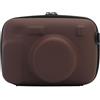Linhexis Borsa per fotocamera Wide 400 per fotocamera istantanea, custodia protettiva retrò con spazio per viaggi, nera, leggera 21,5 cm (marrone)