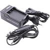 vhbw caricabatteria cavo alimentatore ricaricatore auto per FUJI FUJIFILM batteria Fuji NP-95 / NP95 Fujifilm X100T, Fujifilm X30, come