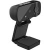 Somikon Webcam USB 4K con copertura lente, microfono integrato e autofocus