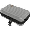 Vikye Custodia per Fotocamera con Resistente Guscio in PC, Inserto Rigido rimovibile. Adatto per Action 4, 3, Tasca Interna in Rete per Accessori, Borsa Portaoggetti (GREY)