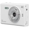 LICAEVEY Fotocamera Digitale 4K, Fotocamera Digitale Compatta Portatile da Zoom da 50 MP con Schermo 2,88 TFT, Fotocamera Anti -screenti con Filtri a Colori Multipli e Cornici Colorate
