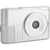 YUEHISY Fotocamera Digitale da 48MP 4K 16X Zoom Point e Shoot Fotocamera Digitale con Schermo da 2,4 Pollici, Anti Shake, Design Compatto Portatile, per Fotografia da Viaggio Vlog (SILVER)