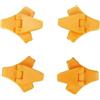Zenlir Carrello di atterraggio pieghevole in ABS per 2 fotocamere Antigraffio Superfici 1 cm Struttura pieghevole Antennette portatili Accessori Fotografia