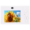 Tbest Camera Digitale Mirrorless HD da 48 MP 1080p per Fotografia di Viaggio con Schermo da 2,4 Pollici (WHITE)