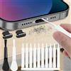 Generic Kit di tappi antipolvere per porta di ricarica, con spazzola per la pulizia, set di protezione antipolvere per porta telefono, tastiera e accessori per la pulizia dell'elettronica (set da 14 pezzi)