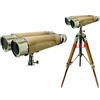 Nautical Replica Hub Binocolo Vintage Nautico in Legno Naturale treppiede Pirati Spyglass