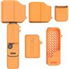 Honbobo Custodia in silicone per DJI Osmo Pocket 4P, Protezione Copertura Protezione Custodia Copertura in silicone per DJI Osmo Pocket 4P (Orange)
