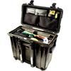 PELI 1446 Set Di Divisori Imbottiti E Coperchio Organizer Per Ufficio, Accessorio Per Valigia Protector Originale, Compatibile 1440, Colore: Nero