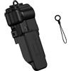 JSGHGDF 4 Custodia protettiva con coperchio incernierato, colore nero | Custodia rigida per fotocamera con pulsante di rilascio per il trasporto da viaggio
