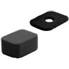HEEZOU Micr ultra sottile con cancellazione del rumore Protezione per action camera staccabile riciclabile Spongiforme Case Miglioramento del suono Fotocamera staccabile Micr Cover con Spongiforme Permanente