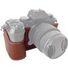 Yctze Custodia Protettiva in Pelle Sintetica per Fotocamera XS20 X - Design Premium con Impugnatura ta, Montag Treppiede /4, A Completo o Schermo, Colore Caffè