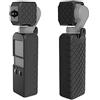 Fututech - Kit di custodia di protezione in silicone per DJI Osmo Pocket Custodia di protezione antipolvere antigraffio accessorio per fotocamera (nero)