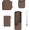 Kaeltsyn Custodia in silicone per fotocamera Pocket 4, con superfici antiscivolo, design antiurto, base verticale