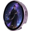Genérico Distintivo Elettronico Pulsante Elettronico | Badge Intelligente Con Touchscreen HD Da 4.7 Cm Per Casa Ufficio Scrivania Appassionati di Cartoni Cosplay Eventi e Foto