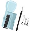 SHINLHUA Custodia protettiva moderna elegante per videoregistratore tascabile 4/3 con filtro interno in strato silicone Slot organizzato magnetico Custodia per fotocamera antiurto