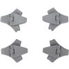 FHGSPQWM Carrello di atterraggio pieghevole per migliorare la stabilità ed elevare i tiri per 2 antenne, accessori fotografici, estensione dell'altezza, carrello di atterraggio ABS