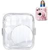 Jiawu Custodia Protettiva Trasparente per Fotocamera Istantanea Mini 13, Custodia per Fotocamera Portatile in Cristallo per PC, Antiurto, Antigraffio, Leggera