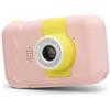 Jectse Fotocamera per Bambini da 40 MP, Obiettivo Ribaltabile Intelligente, Schermo IPS da 2 Pollici, Funzione Timer, Materiale ABS, Batteria da 400 MAh, Interfaccia di Ricarica di Tipo