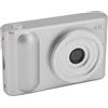 Jectse Fotocamera Digitale per Fotografia, Fotocamera Punta e Scatta con Zoom Digitale 48MP 4K 16X con Schermo TFT da 2,4, Fotocamera Compatta per Vlogging da Viaggio (SILVER)