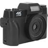 KIMISS Videocamera Digitale Professionale 4K HD, Fotocamera Compatta da 48 MP con Luce di Riempimento del Telefono, Zoom Digitale 16x e Batteria da 1500 MAh per Viaggi e