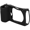 Cuifati Sonni di Copertura Protettiva con Telecamera in Silicone Morbido con Ultra Sottile Anti -graffio, per Fotocamera Digitale ZVE10 M2, Tocco Soft Soft -Lavabile Compatto Lavabile (BLACK)