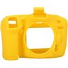 Market&YCY Custodia protettiva in silicone per fotocamera protettiva della fotocamera professionale, Per Nikon D7100/D7200 - Giallo