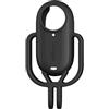Lycuiw Supporto in silicone antiurto videocamera per Insta360 GO3 per Insta360 go 3 custodia in silicone accessori protettivi (Nero verticale)