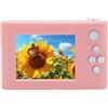 Annadue Camera Digitale 1080p FHD 48MP con Schermo LCD da 2,4, Zoom Digitale 8x, Fotocamera Vlogging Portatile Compatta per Bambini per Bambini (Rosato)