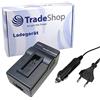 Trade-Shop Caricatore adatto per batterie agli ioni di litio ad alte prestazioni di DJI Osmo Action Camera AB1/P01 - sostituisce DJI 188480 / stazione di ricarica + adattatore per auto