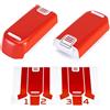 WRAPGRADE adesivi compatibili con DJI NEO Set di 2 batterie (Super Red)
