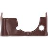 ZCZDHNA Custodia protettiva in pelle per fotocamera mezza custodia per borsa base per fotocamera XT4 con accesso alla batteria (Colore del caffè)