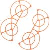 YPBEW UAV Elica Guardia Anelli di Protezione per Quadcopter Collisione Buffer Leggero Decorativo Colore UAV Protezioni Anelli