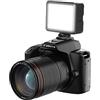 nmbhus Fotocamera DSLR WiFi HD 4K Doppia Fotocamera 64 Milioni di telecamere for la Registrazione di Foto digitali di Bellezza Telecamera for la Visione Notturna(Size:D5+Fill Light)