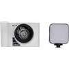 KIMISS : Fotocamera Digitale da 24 MP con funzionalità Wi-Fi con Video HD da 2,5 K, Schermo da 2,8, Zoom Tec 16X e Luce di Riempimento Integrata Perfetta per Vlog e Fotografia (WHITE)