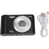 Fuchooky Compact Digital Camera 1080P 2.4 Inch TFT Display Rechargeable 8X Zoom Pouch 48MP Vlogging Camera for Recording Photography