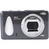 YUEHISY Fotocamera Digitale, Punto Digitale da 64 MP e Fotocamera Spara con Zoom 18x, Schermo da 2,8 Pollici, Luce di Riempimento a LED, Batteria da 800 MAh, Compatta per il Matrimonio