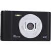 Yanmis Fotocamere Digitali, Fotocamera Compatta HD da 50 MP, Fotocamere Digitali Portatili Anti-Shake Point e Scatto con Doppio Obiettivo con Schermo da 2,4 Pollici per Bambini,